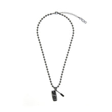 Load image into Gallery viewer, 2000s Cell Phone Necklace (Silver / Black)