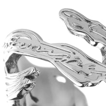 Load image into Gallery viewer, Fe3c x Li Kuanzhen Dragon Hole Ring (Black/Silver)