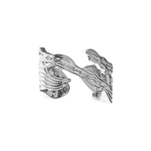 Load image into Gallery viewer, Fe3c x Li Kuanzhen Dragon Hole Ring (Black/Silver)