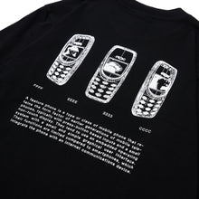 Load image into Gallery viewer, 2000s Cell Phone L/S Tee (Black / White)
