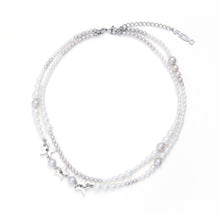 Load image into Gallery viewer, Triple Star Pearl Necklace
