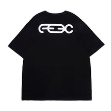 Load image into Gallery viewer, Fe3c Cracks Logo Tee (Black / White)
